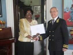 Вручение верительных грамот в Сент-Люсии.| Presentation of credentials in Saint Lucia